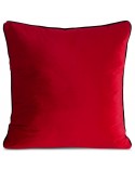 Poszewka velvet 60x60 Gaja 2 czerwona Eurofirany