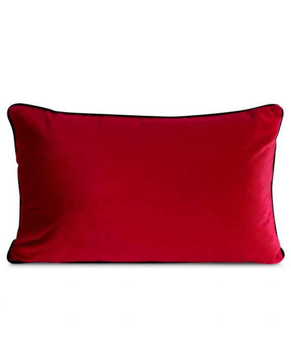 Poduszka dekoracyjna velvet 30x50 Gaja 3 czerwona Eurofirany
