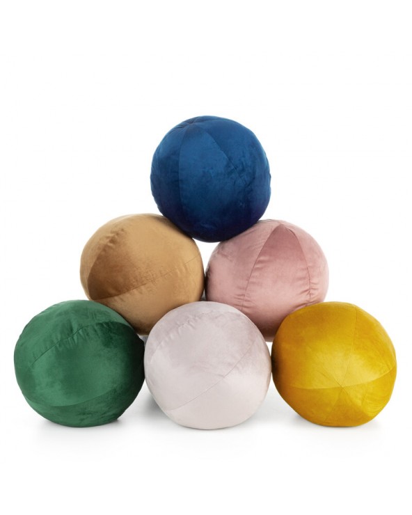 Poduszka velvet kula 24cm Gaja 4 beżowa Eurofirany