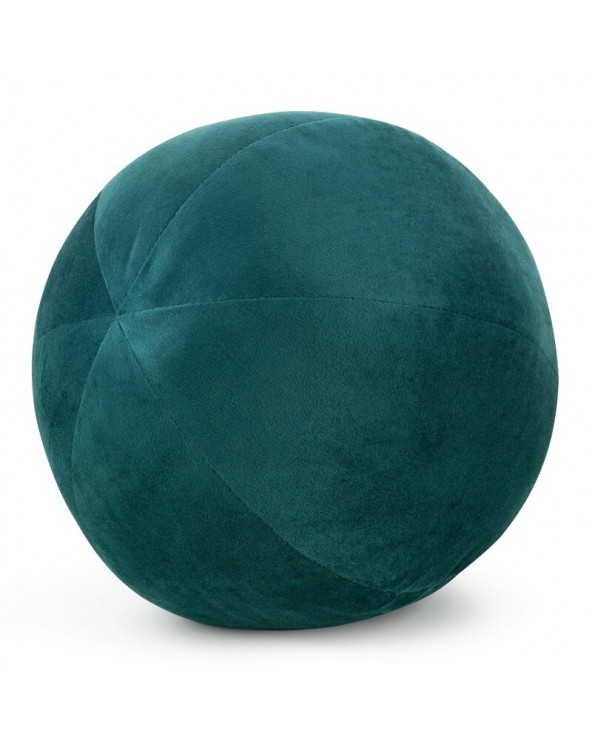 Poduszka velvet kula 24cm Gaja 4 ciemnoturkusowa Eurofirany