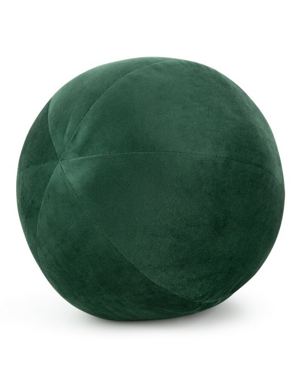 Poduszka velvet kula 24cm Gaja 4 ciemnozielona Eurofirany