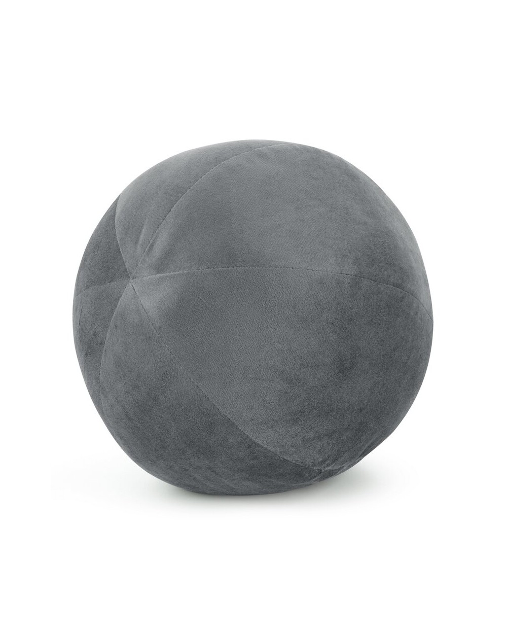 Poduszka velvet kula 24cm Gaja 4 grafitowa Eurofirany