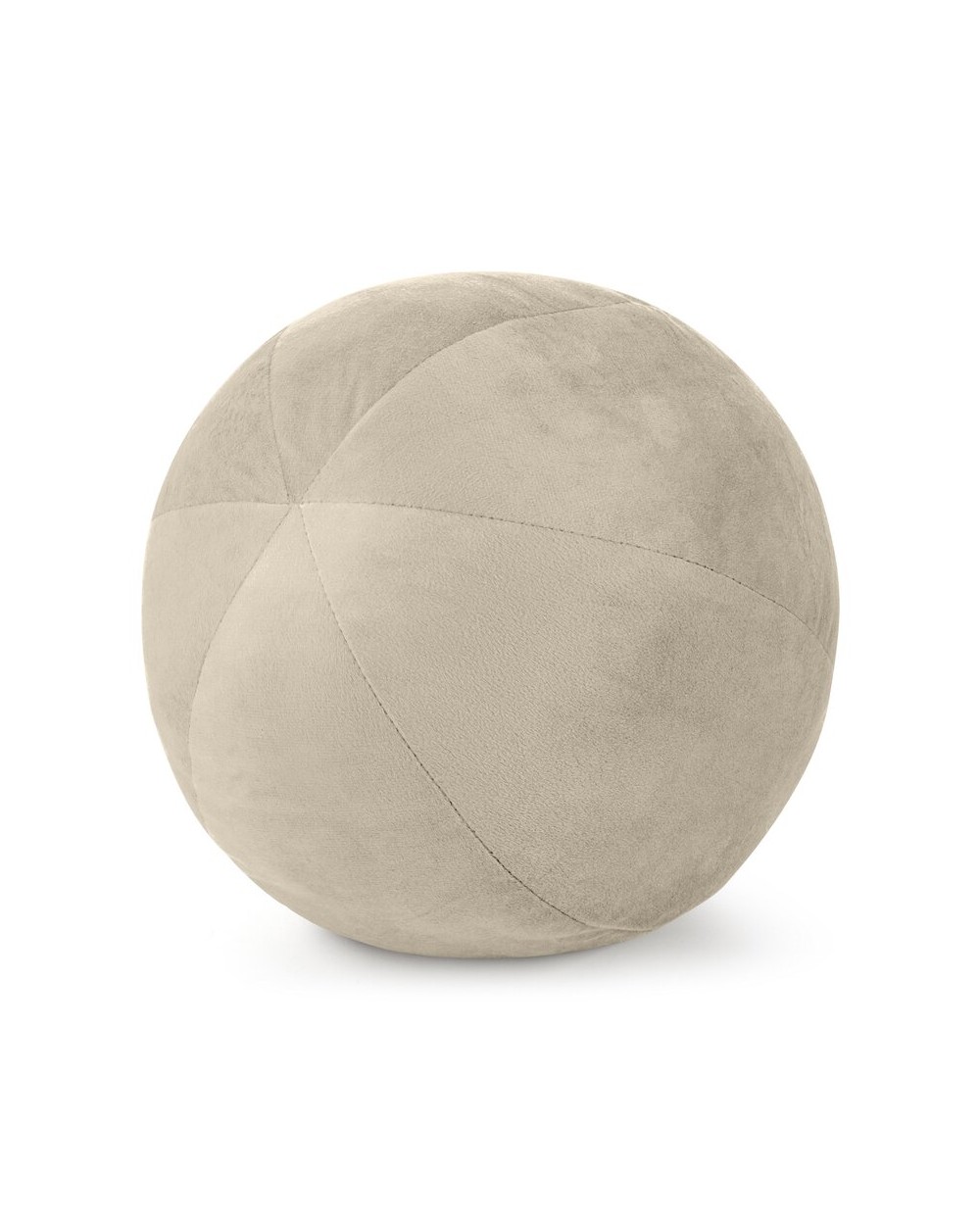 Poduszka velvet kula 24cm Gaja 4 jasnobeżowa Eurofirany