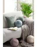 Poduszka velvet kula 24cm Gaja 4 pudrowa Eurofirany