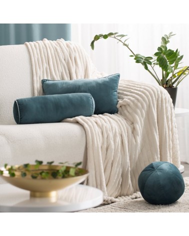 Poduszka velvet kula 24cm Gaja 4 stalowa Eurofirany