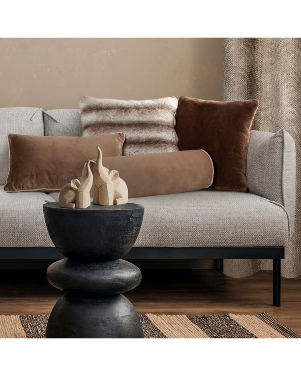 Wałek dekoracyjny 45x15 Gaja 5 ciemnobrązowy Eurofirany