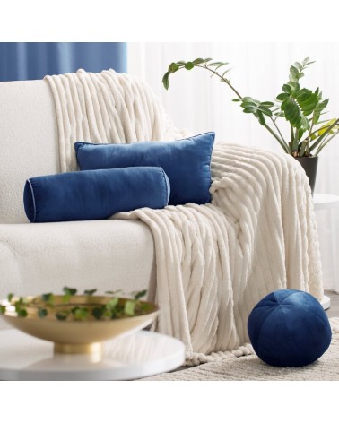 Wałek dekoracyjny 45x15 Gaja 5 ciemnoniebieski Eurofirany