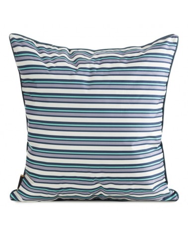 Poszewka ogrodowa 45x45 Garden 12A granatowa/turkusowa Eurofirany