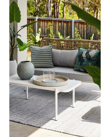 Poszewka ogrodowa 45x45 Garden 12A granatowa/turkusowa Eurofirany