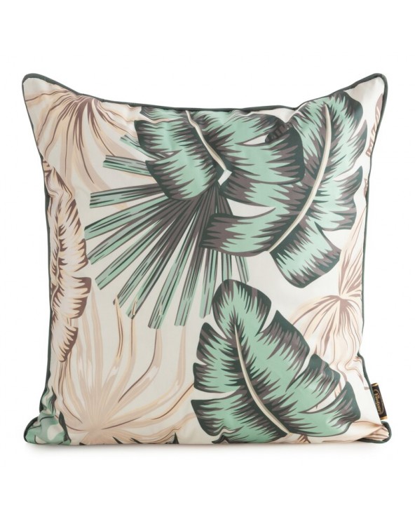 Poszewka ogrodowa 45x45 Garden 13A kremowa/zielona Eurofirany