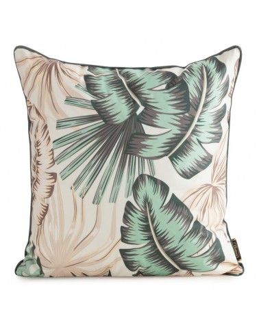 Poszewka ogrodowa 45x45 Garden 13A kremowa/zielona Eurofirany