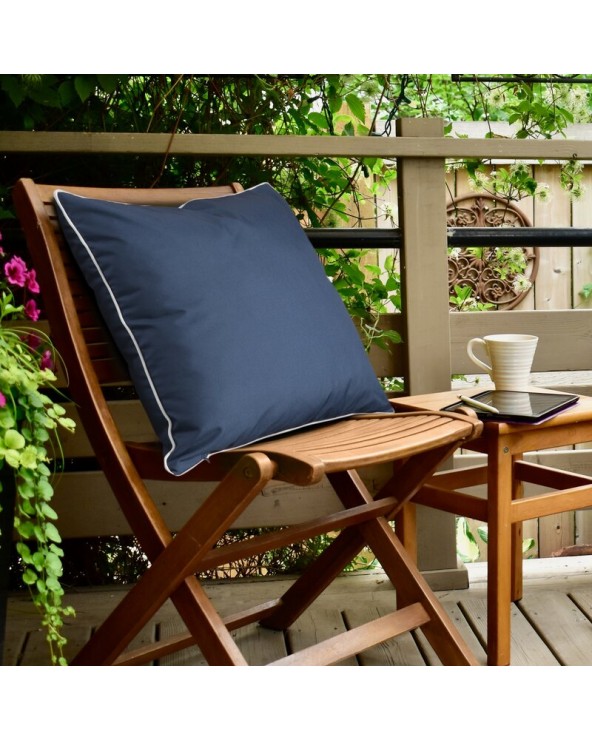 Poszewka ogrodowa 45x45 Garden 16B granatowa Eurofirany