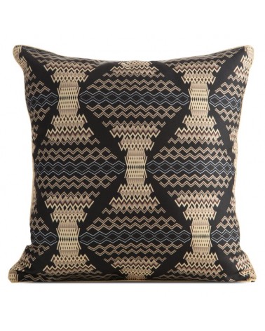 Poszewka ogrodowa 45x45 Garden 18A czarna/beżowa Eurofirany