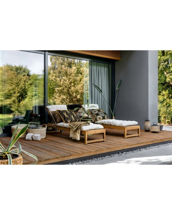 Poszewka ogrodowa 45x45 Garden 18A czarna/beżowa Eurofirany