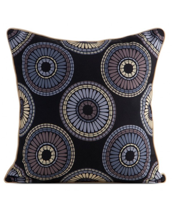 Poszewka ogrodowa 45x45 Garden 19A czarna/beżowa Eurofirany