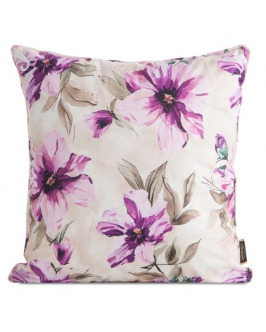 Poszewka ogrodowa 45x45 Garden 29A kremowa/różowa Eurofirany