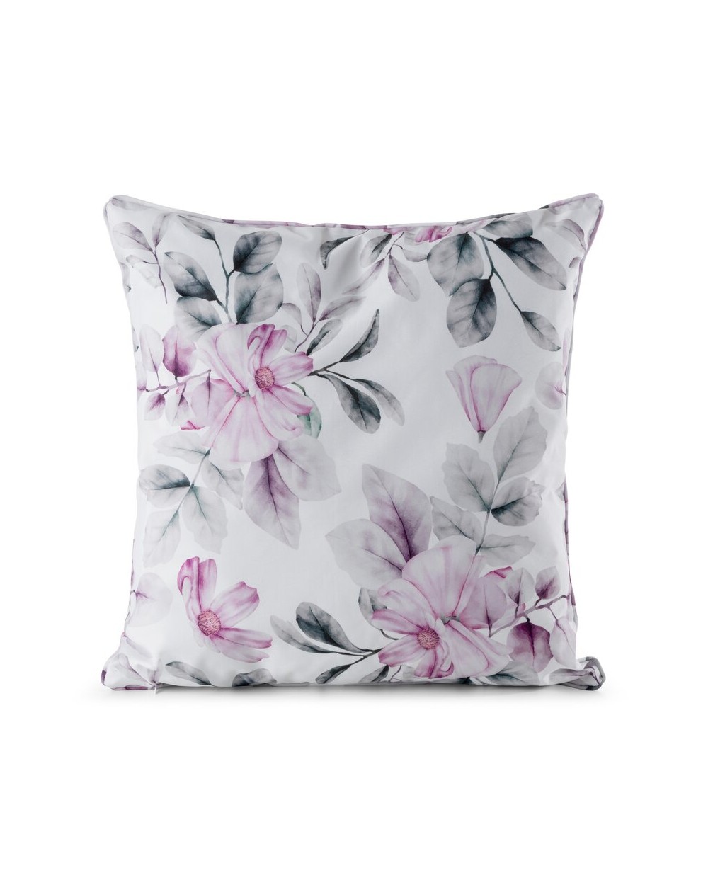 Poszewka ogrodowa 45x45 Garden 30A biała/różowa Eurofirany