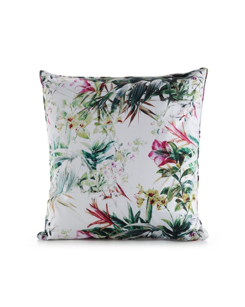 Poszewka ogrodowa 45x45 Garden 31A biała/zielona Eurofirany