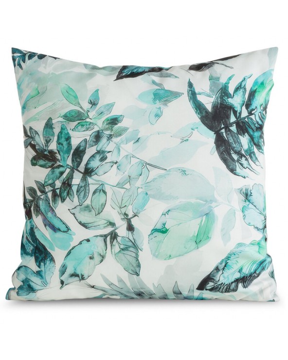 Poszewka ogrodowa 45x45 Garden 2 biała/zielona Eurofirany