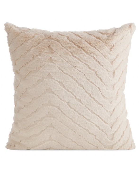 Poszewka futrzana 45x45 Kate beżowa Eurofirany