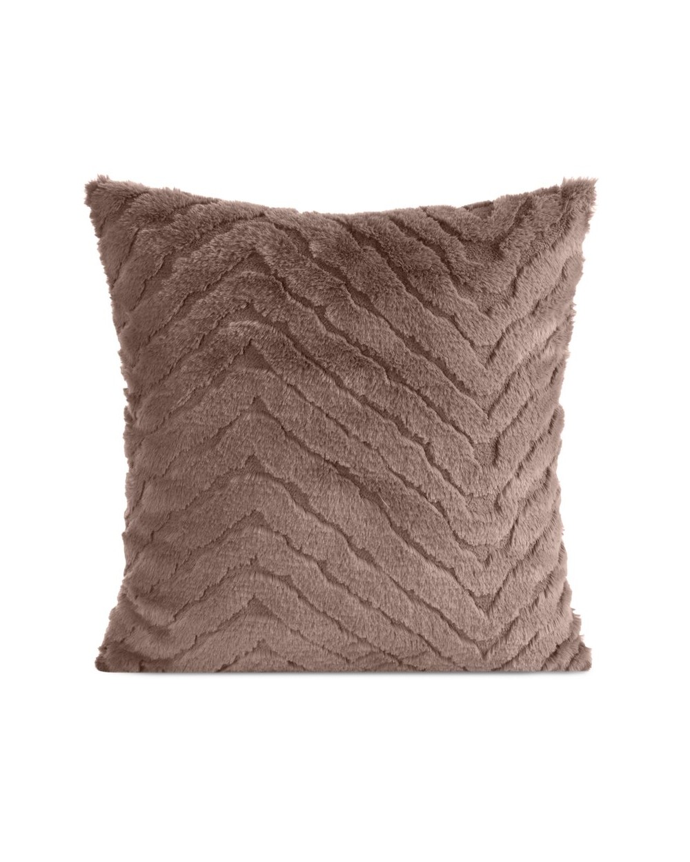 Poszewka futrzana 45x45 Kate ciemnobeżowa Eurofirany