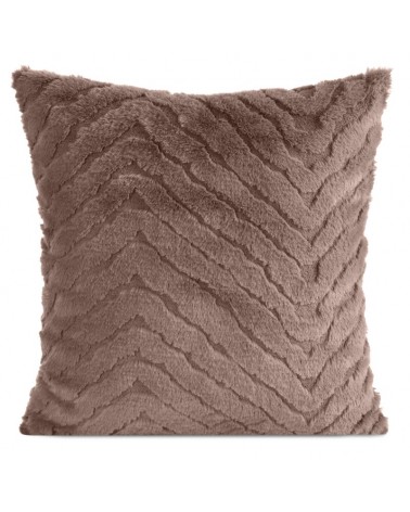 Poszewka futrzana 45x45 Kate ciemnobeżowa Eurofirany