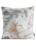 Poszewka velvet 45x45 Layla 2 srebrna/szara Eurofirany