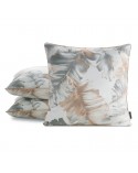 Poszewka velvet 45x45 Layla 2 srebrna/szara Eurofirany