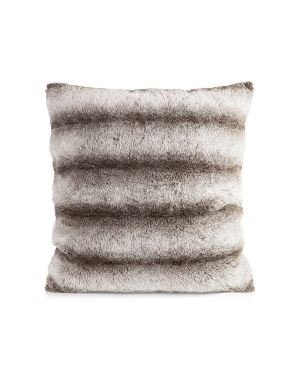 Poszewka futrzana 45x45 Lucy ciemnobrązowa Eurofirany