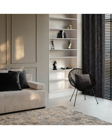 Poszewka szenil 45x45 Mary czarna Eurofirany