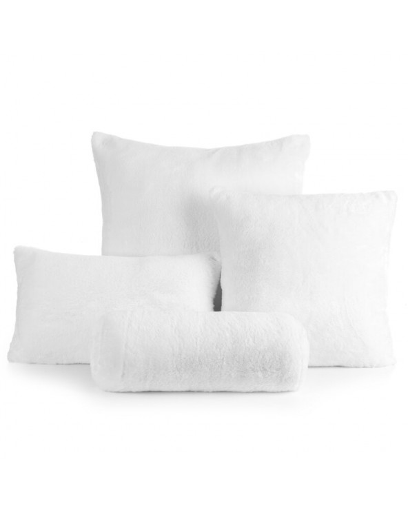 Poszewka futrzana 45x45 Nina biała Eurofirany