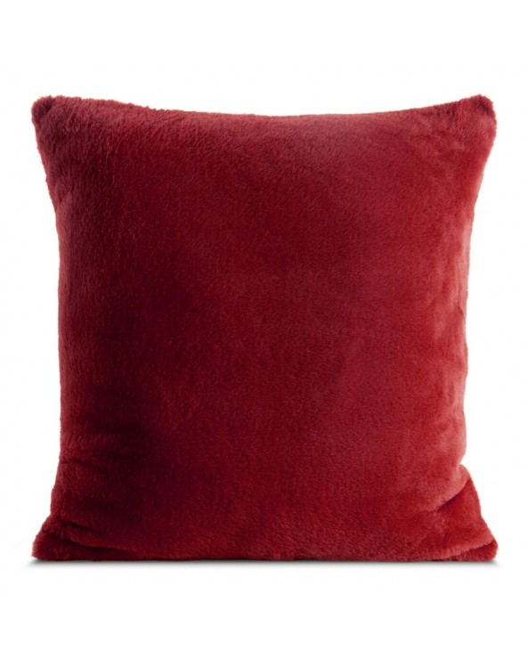 Poszewka futrzana 60x60 Nina bordowa Eurofirany