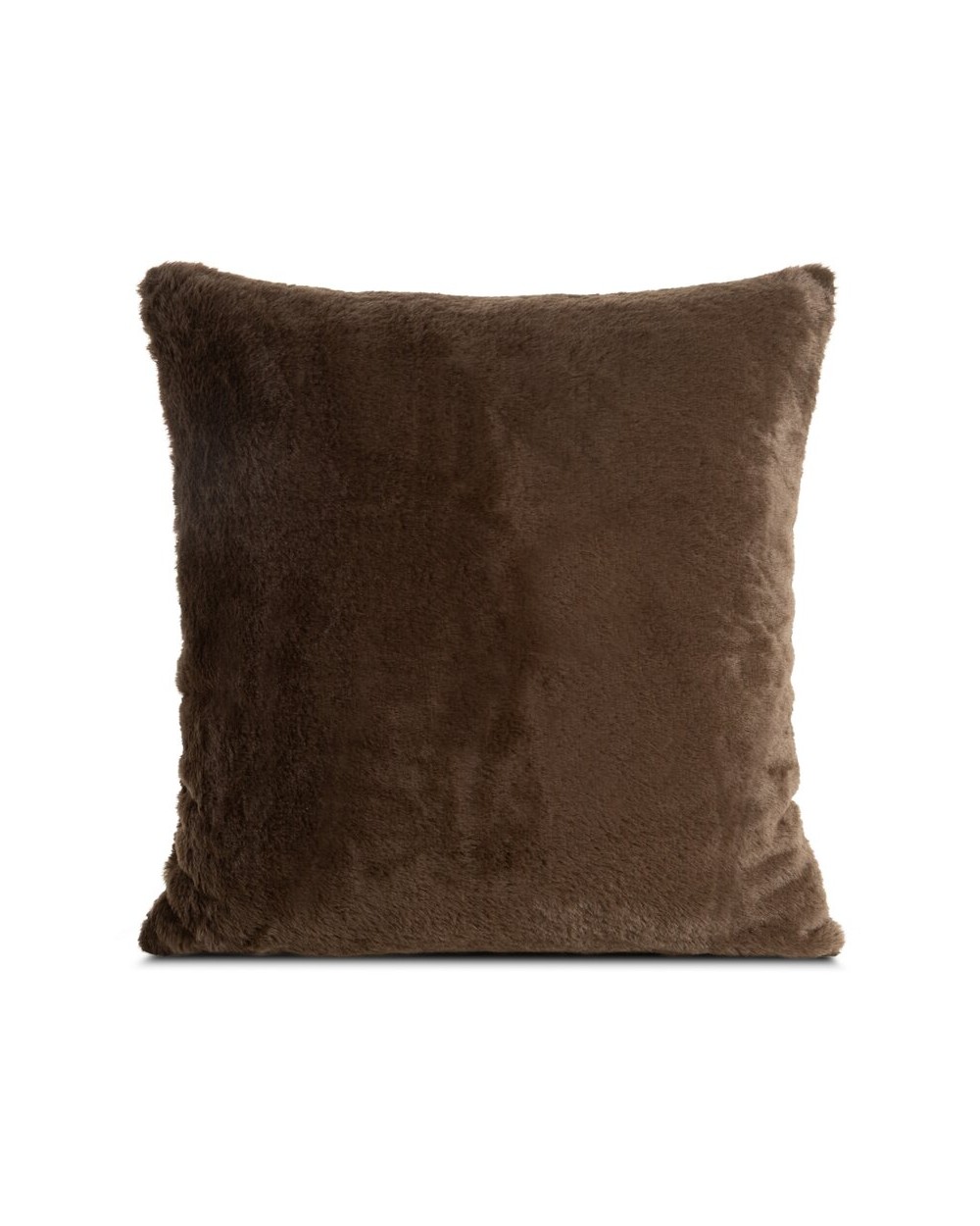 Poszewka futrzana 60x60 Nina ciemnobrązowa Eurofirany