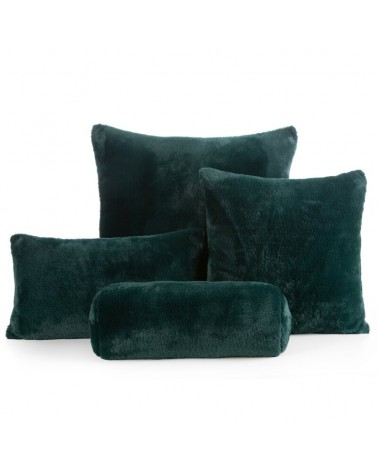 Wałek dekoracyjny futrzany 45x15 Nina ciemnozielony Eurofirany