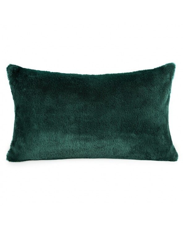 Poszewka futrzana 30x50 Nina ciemnozielona Eurofirany