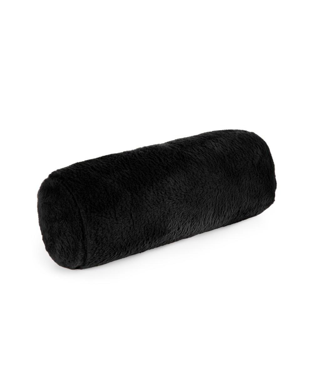 Wałek dekoracyjny futrzany 45x15 Nina czarny Eurofirany
