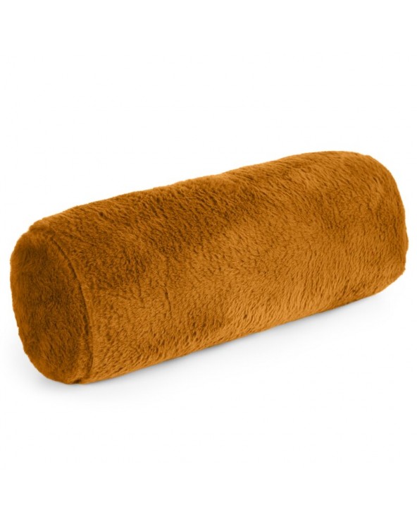 Wałek dekoracyjny futrzany 45x15 Nina miodowy Eurofirany