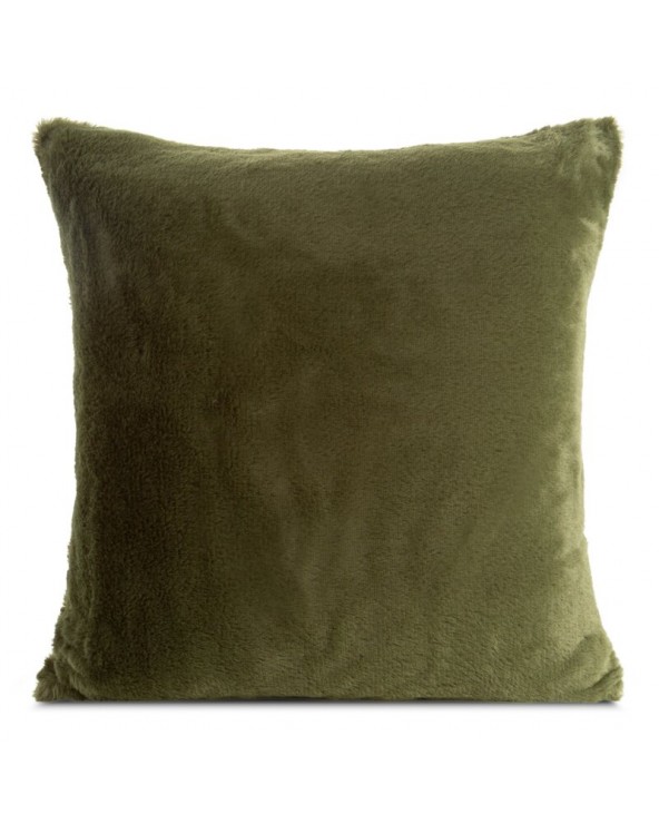 Poszewka futrzana 60x60 Nina oliwkowa Eurofirany