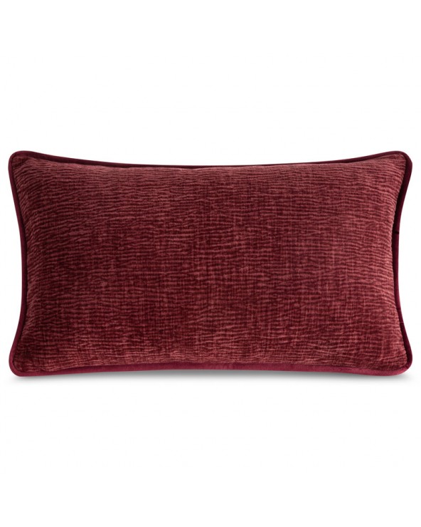 Poszewka szenil 30x50 Rosi bordowa Eurofirany