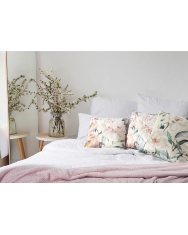 Poszewka velvet 45x45 Rosita 1 kremowa Eurofirany