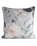 Poszewka velvet 45x45 Rosita 1 srebrna/kremowa Eurofirany
