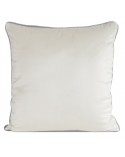 Poszewka velvet 45x45 Rosita 2 kremowa/różowa Eurofirany