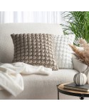 Poszewka velvet 45x45 Velvet 193A beżowa Eurofirany