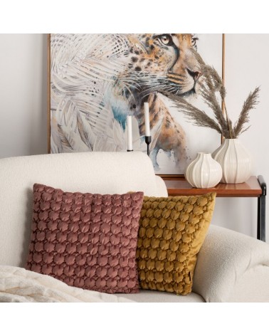 Poszewka velvet 45x45 Velvet 193E miodowa Eurofirany