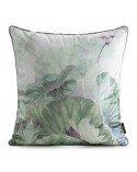 Poszewka velvet 45x45 Velvet 194 zielona/srebrna Eurofirany