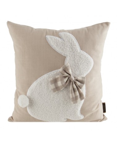 Poszewka wielkanocna 45x45 Wiosna 38 beżowa/kremowa Eurofirany