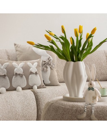 Poszewka wielkanocna 30x50 Wiosna 39 beżowa/kremowa Eurofirany