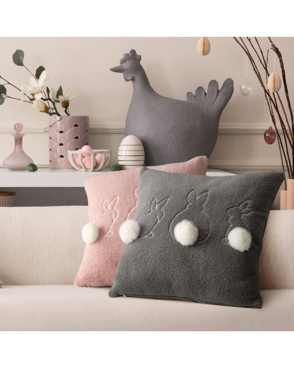 Poszewka wielkanocna 30x50 Wiosna 54 pudrowa/biała Eurofirany