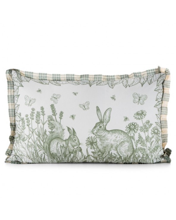 Poszewka wielkanocna 30x50 Wiosna 60 kremowa/zielona Eurofirany