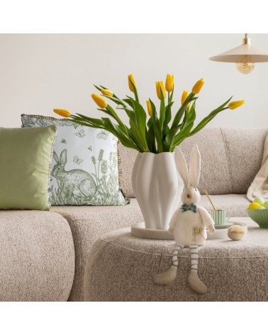 Poszewka wielkanocna 30x50 Wiosna 60 kremowa/zielona Eurofirany